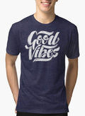 Good Vibes Feel Good Purple Tee