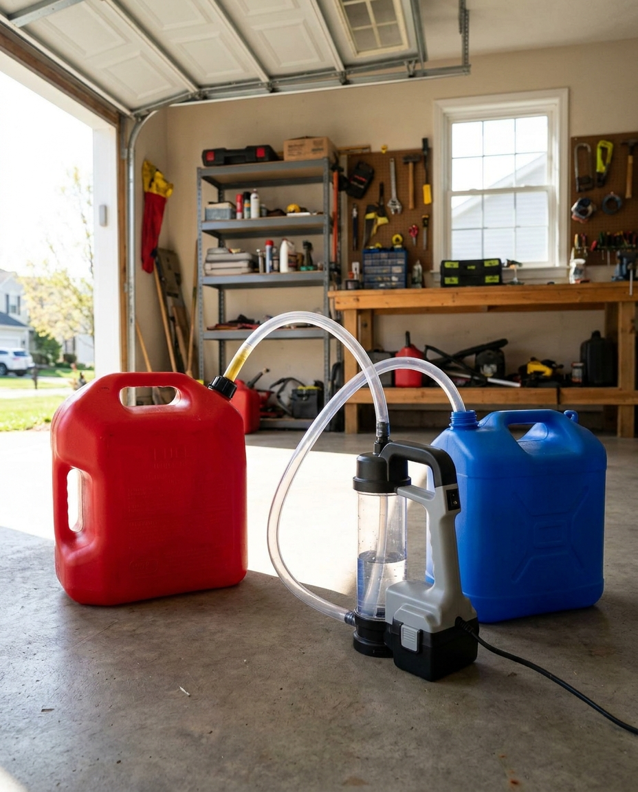 Electric siphon pump used for fuel transfer