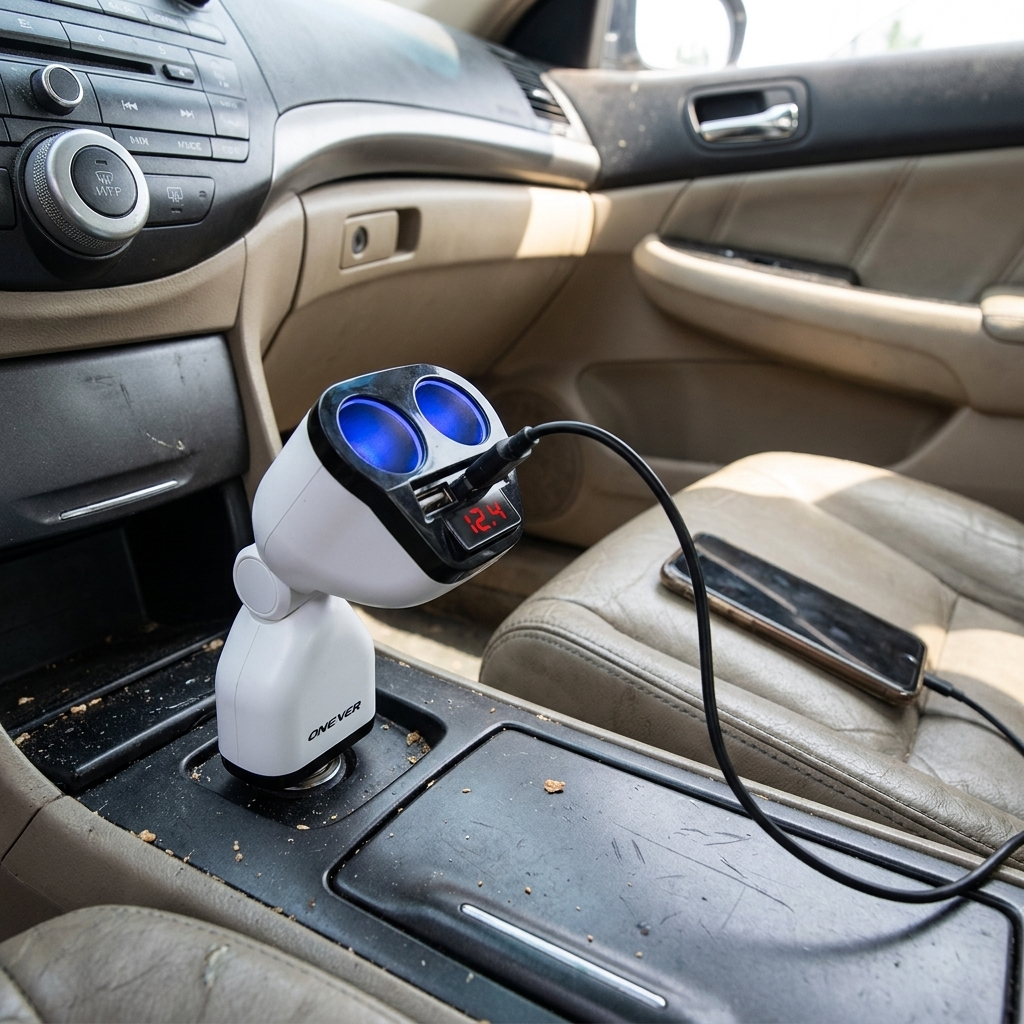 Dual USB Car Charger lifestyle