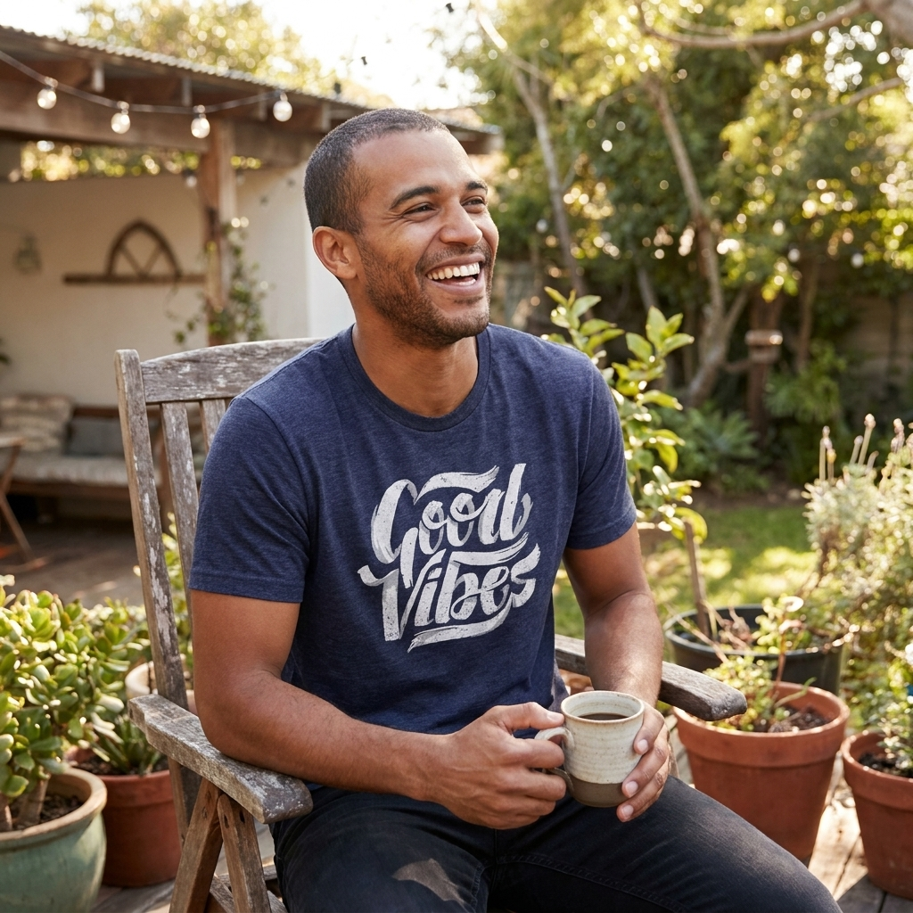Good Vibes Tee lifestyle