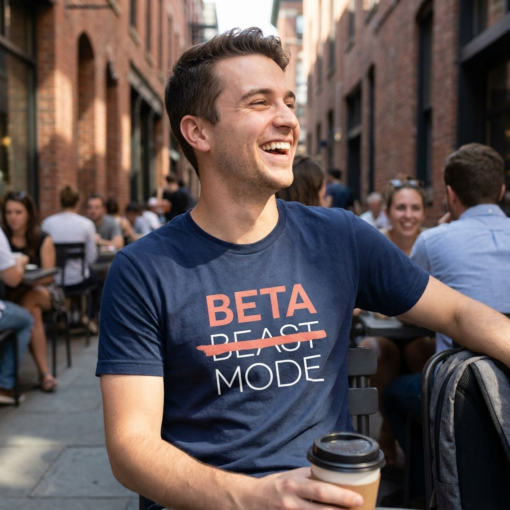 Beta Mode Tee lifestyle