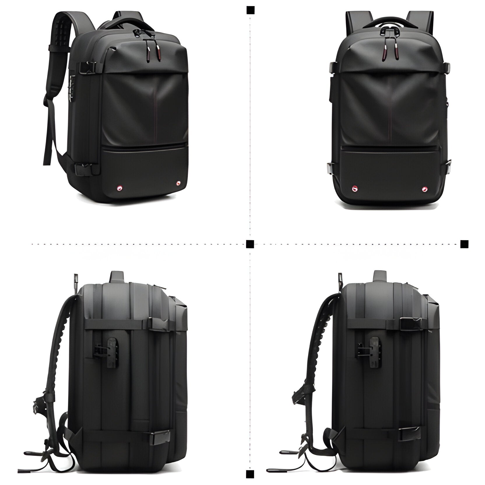 Structured Rucksack with Internal Compression