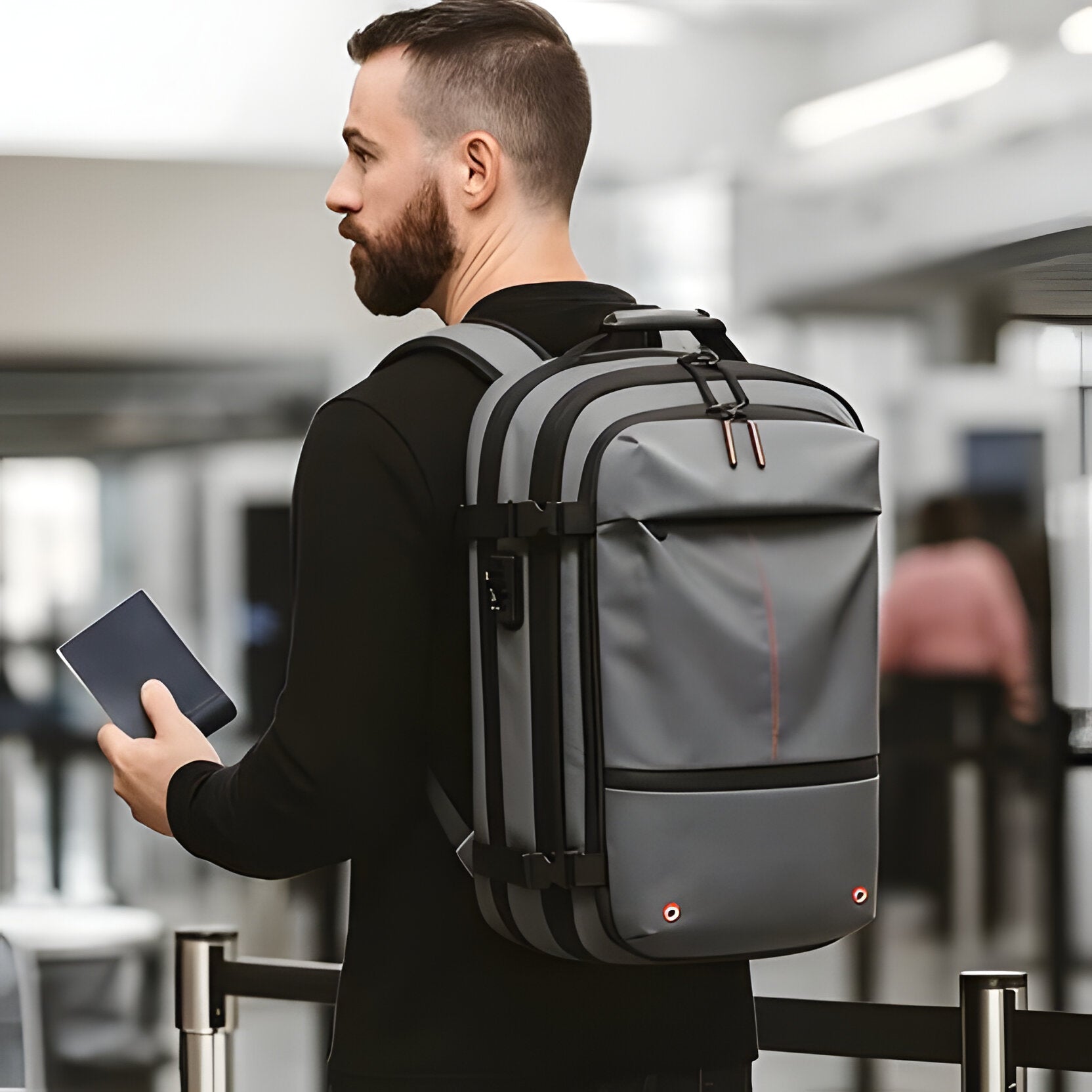 Structured Rucksack with Internal Compression