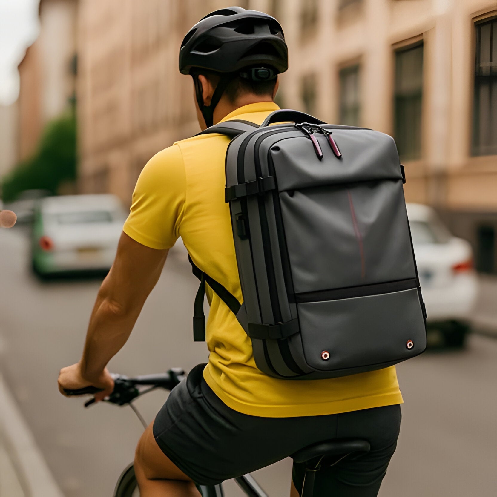 Structured Rucksack with Internal Compression
