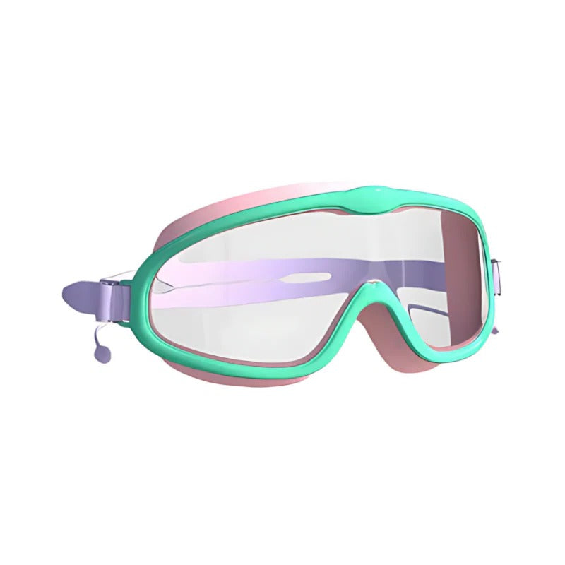 Kids Swim Goggles with Anti-Fog Lenses and Wide