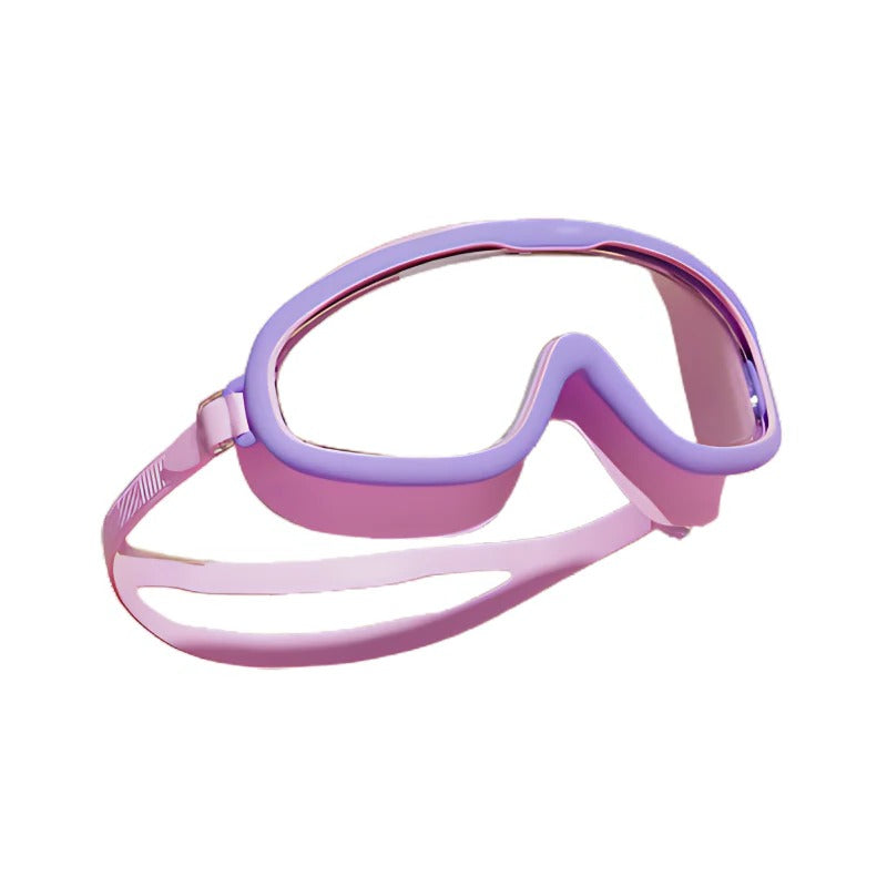 Kids Swim Goggles with Anti-Fog Lenses and Wide