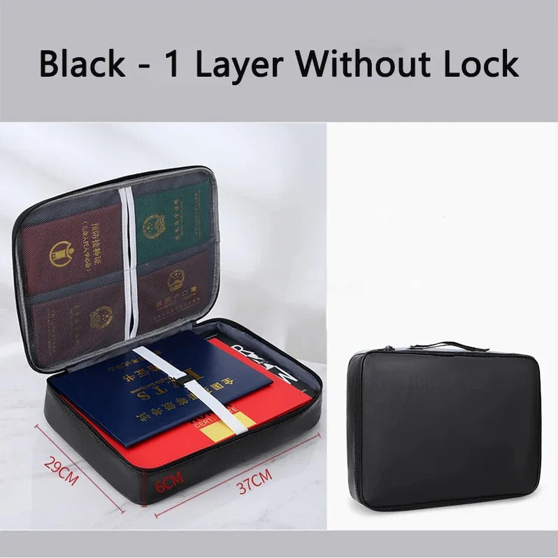Document Organizer - Multi-Layer Safety Bag with