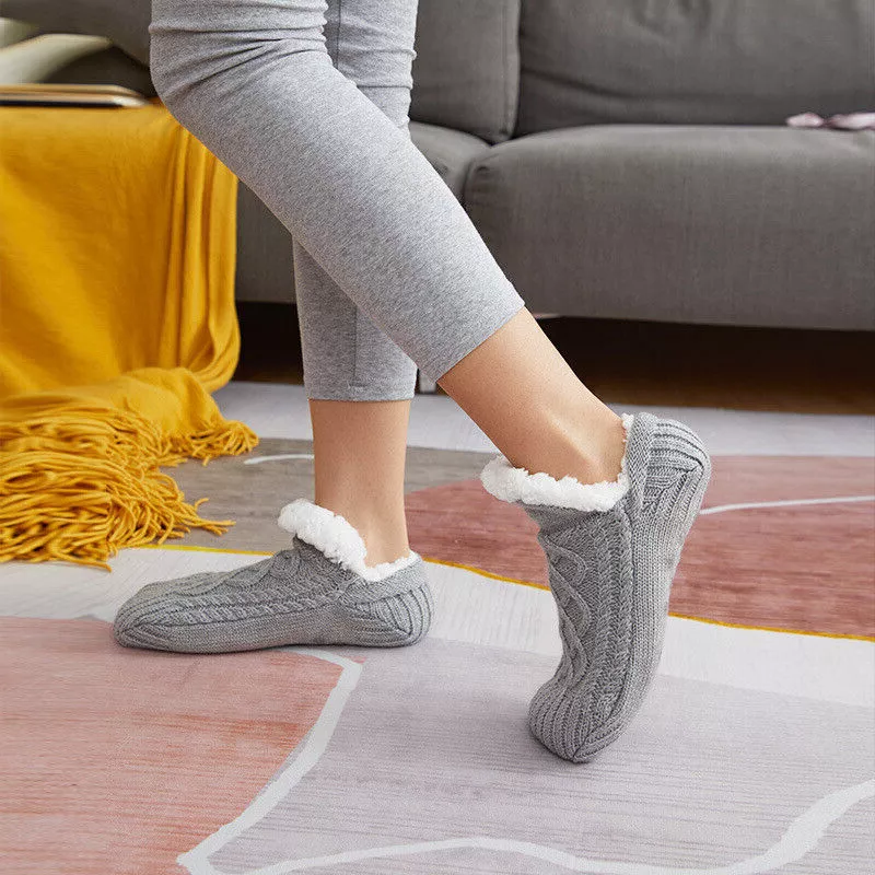 Non Slip Thermal Socks for Women Indoor Warm