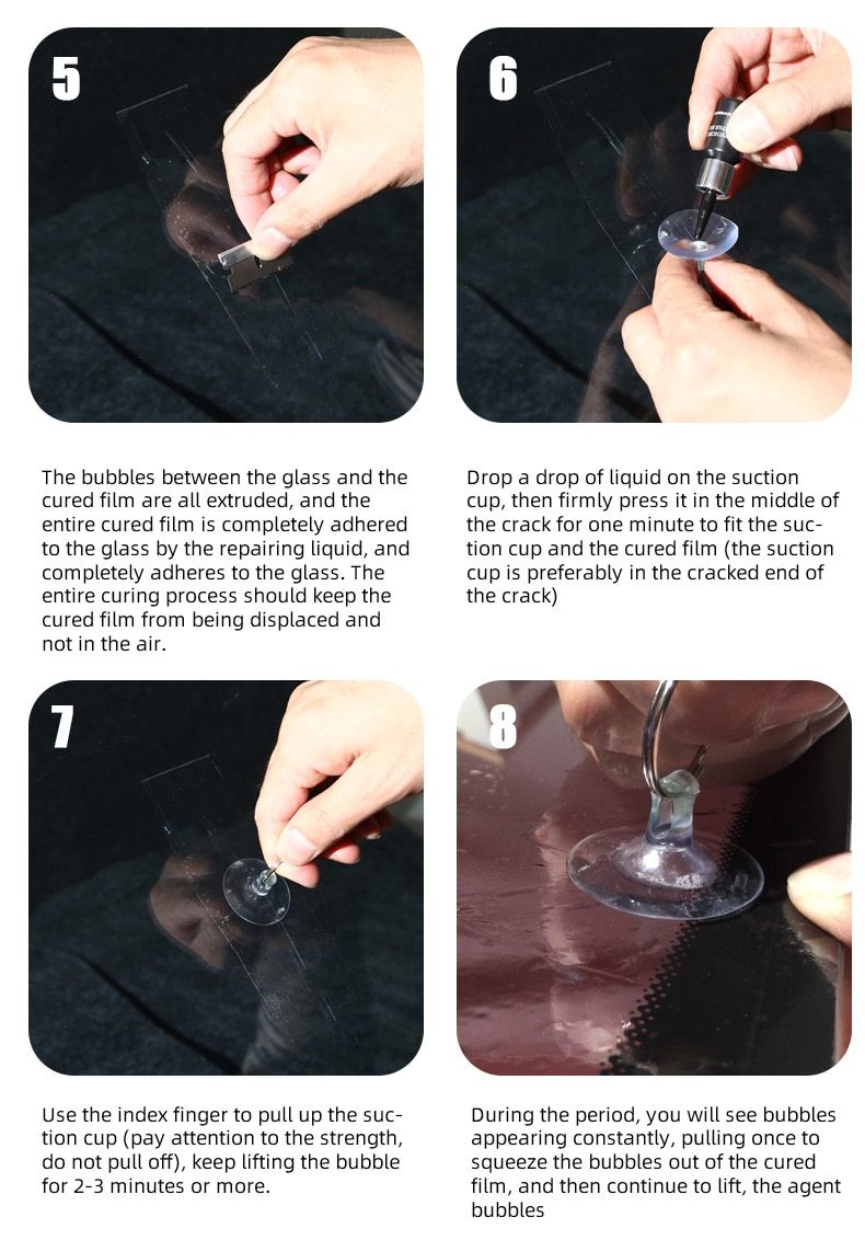 Auto Glass Windshield Repair Kit