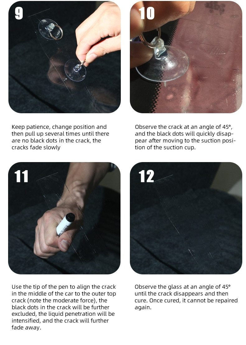 Auto Glass Windshield Repair Kit