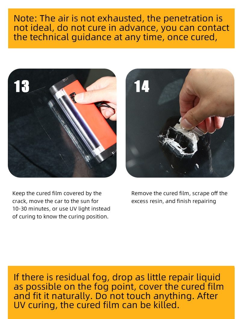 Auto Glass Windshield Repair Kit