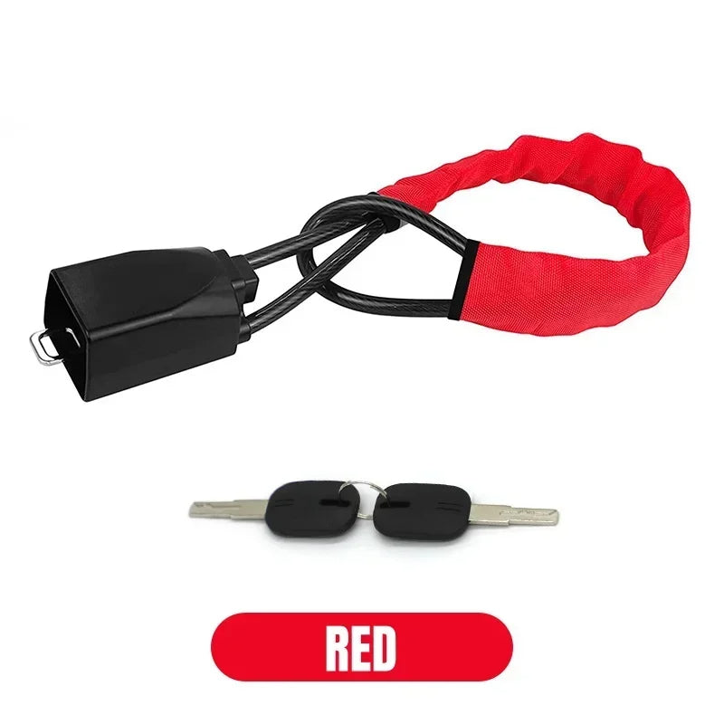 Universal Car Steering Wheel Lock with Seat Belt