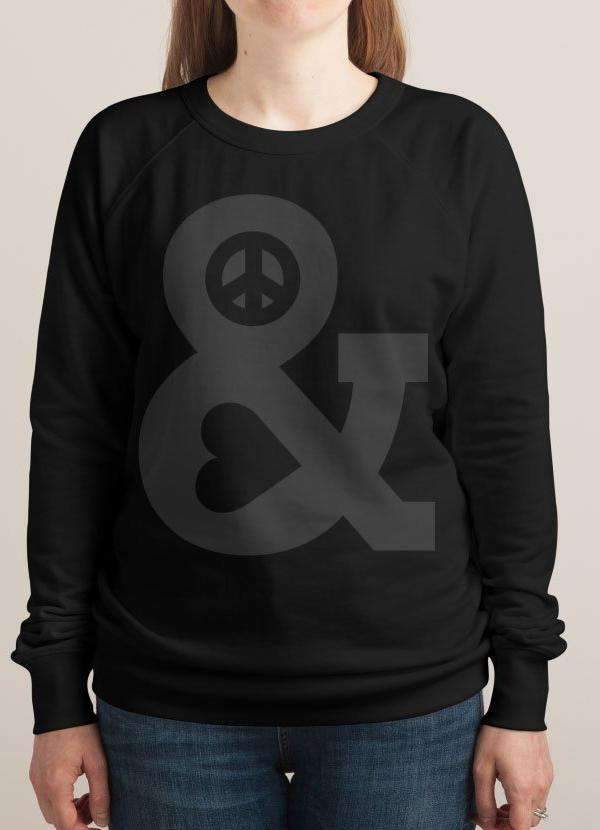 Peace and Love Graphic Sweatshirt